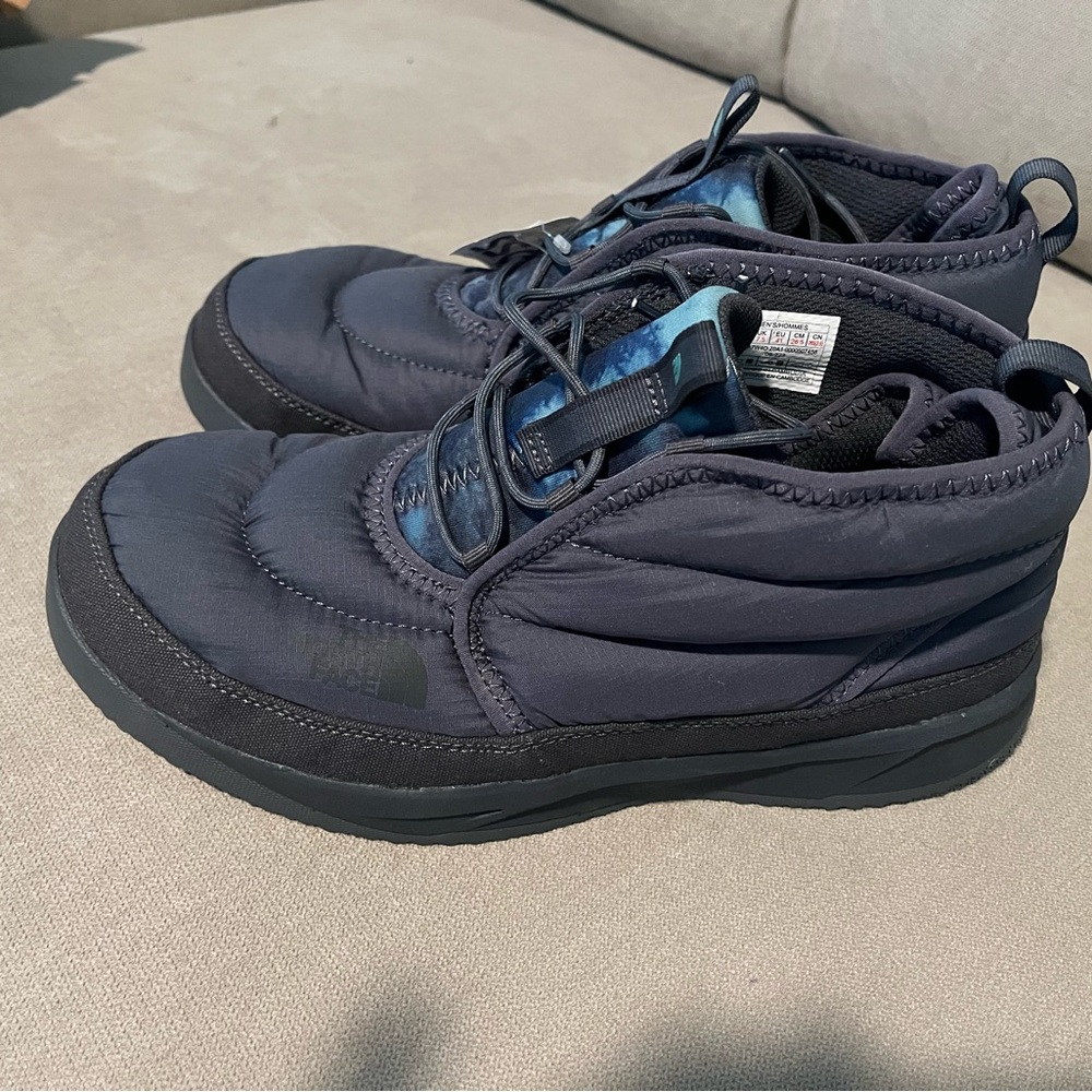 The North Face Dark Blue Quilted Boots